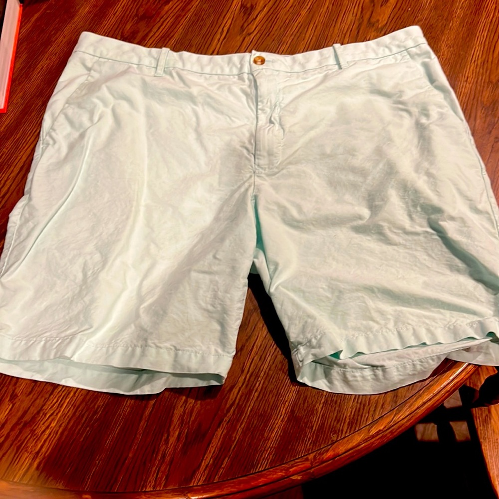 Izod Sea Foam Green Shorts. 42 Inch Waist.